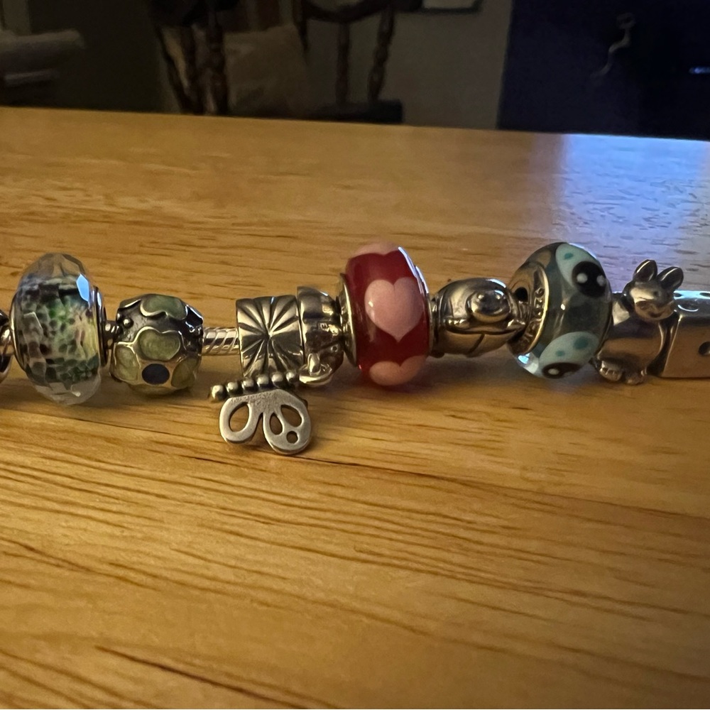 Genuine Pandora bracelet with 20 charms. - Picture 3 of 4